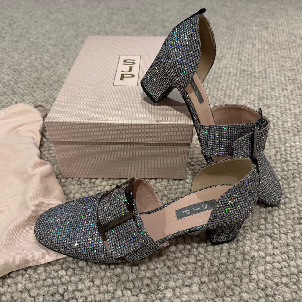 SJP - sarah Jessica Parker Anahita heel pump - size 38/8
